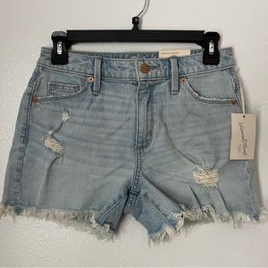 Target Universal Thread vintage stretch high rise shorts size 0 light blue